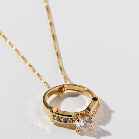 New Vanessa Mooney Rendezvous Necklace gold - Picture 1 of 4